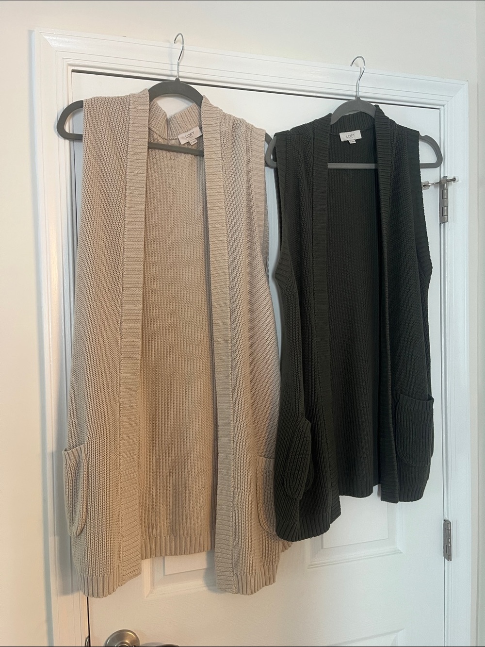 2 Piece 100% Cotton LOFT Knit Sweater Shrug Set